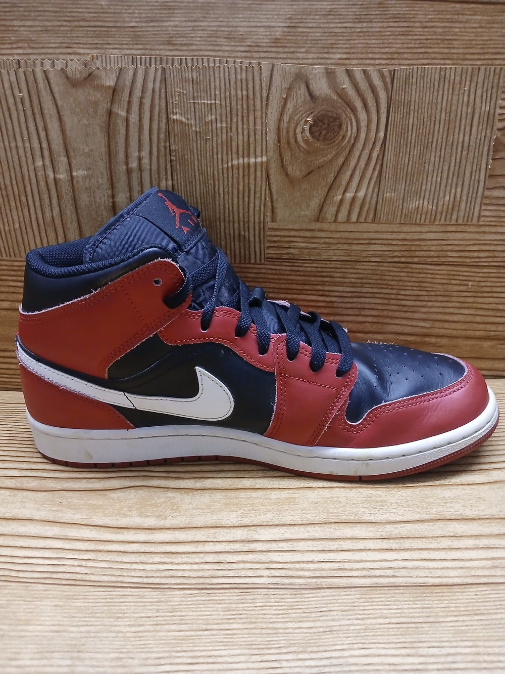 Jordan Men's High-Top Basketball Sneaker - Red/Black/White